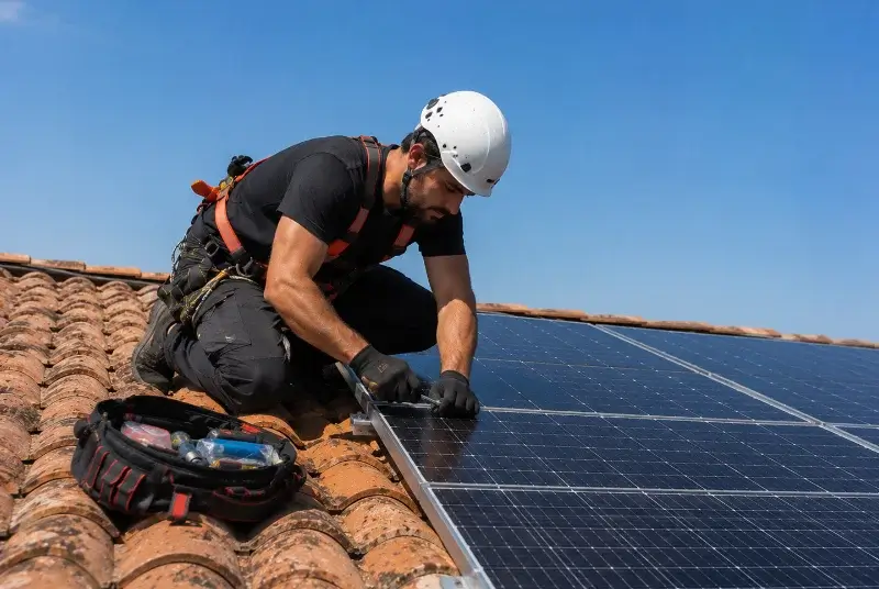 Maintenance et monitoring de panneaux solaires à Saint-Gingolph