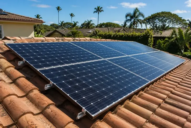 Installation de panneaux solaires à Saint-Gingolph